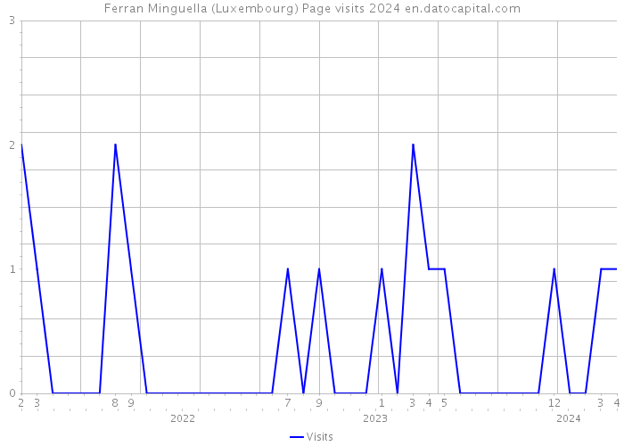 Ferran Minguella (Luxembourg) Page visits 2024 