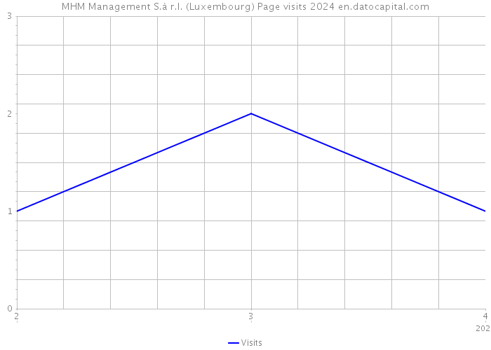 MHM Management S.à r.l. (Luxembourg) Page visits 2024 