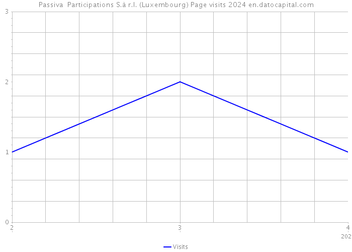 Passiva Participations S.à r.l. (Luxembourg) Page visits 2024 