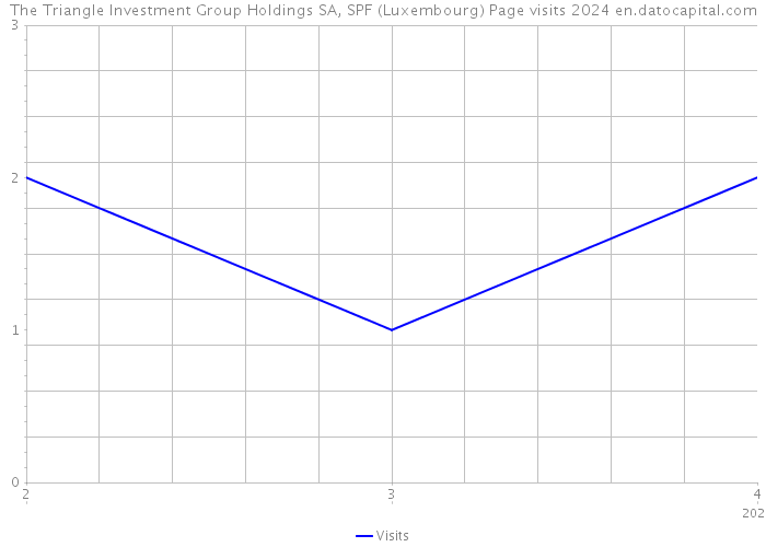 The Triangle Investment Group Holdings SA, SPF (Luxembourg) Page visits 2024 