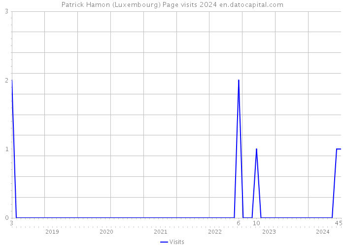 Patrick Hamon (Luxembourg) Page visits 2024 