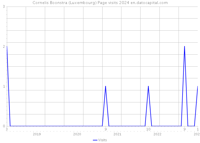 Cornelis Boonstra (Luxembourg) Page visits 2024 