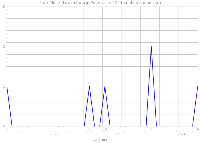 Piotr Miller (Luxembourg) Page visits 2024 