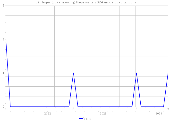 Joé Heger (Luxembourg) Page visits 2024 