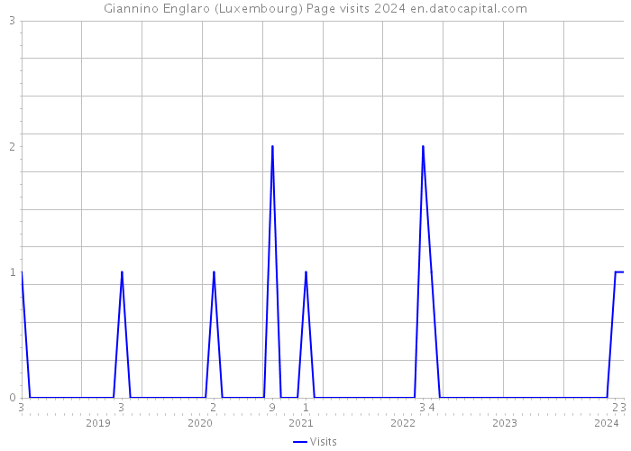 Giannino Englaro (Luxembourg) Page visits 2024 