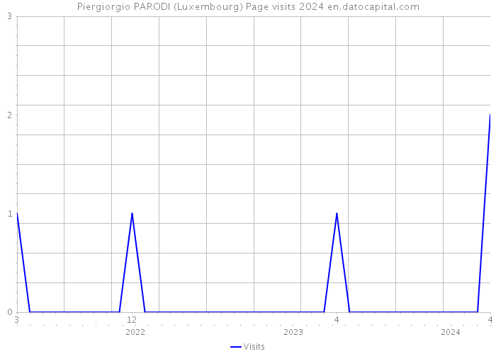 Piergiorgio PARODI (Luxembourg) Page visits 2024 