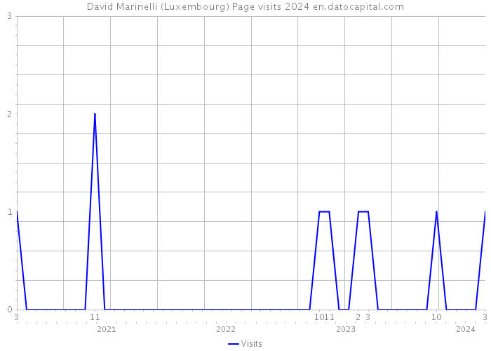 David Marinelli (Luxembourg) Page visits 2024 
