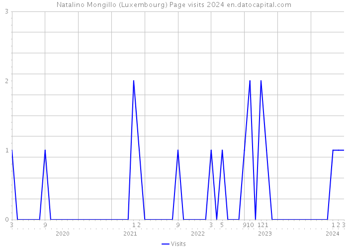 Natalino Mongillo (Luxembourg) Page visits 2024 