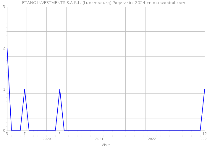ETANG INVESTMENTS S.A R.L. (Luxembourg) Page visits 2024 
