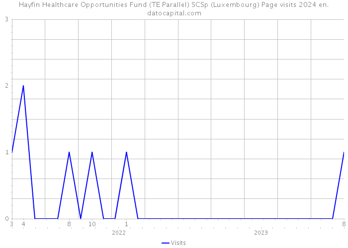 Hayfin Healthcare Opportunities Fund (TE Parallel) SCSp (Luxembourg) Page visits 2024 