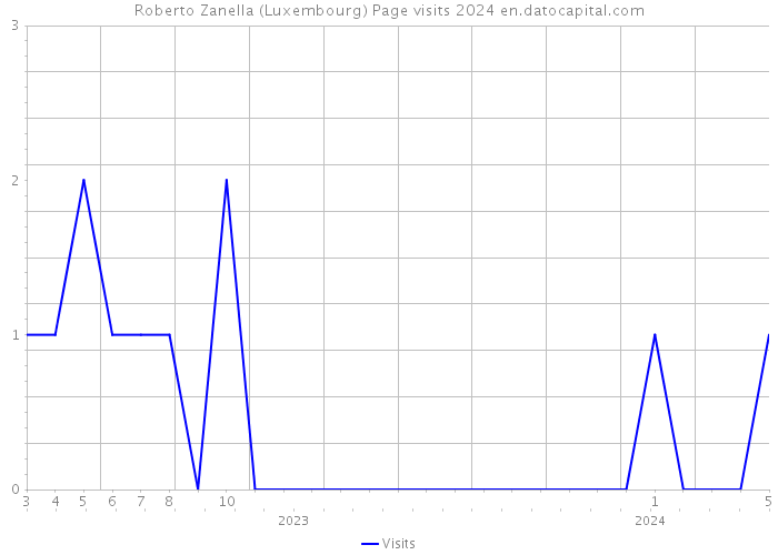 Roberto Zanella (Luxembourg) Page visits 2024 