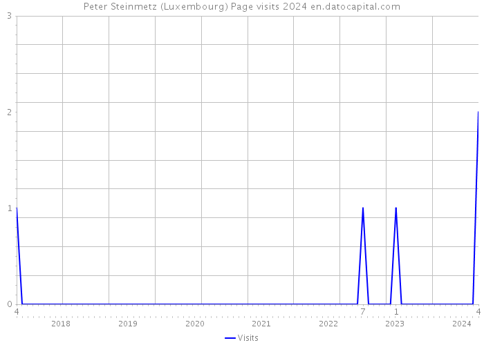 Peter Steinmetz (Luxembourg) Page visits 2024 