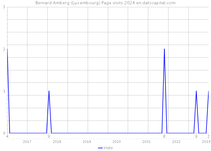 Bernard Amberg (Luxembourg) Page visits 2024 