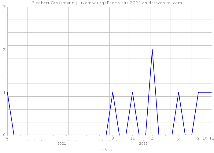 Siegbert Grossmann (Luxembourg) Page visits 2024 
