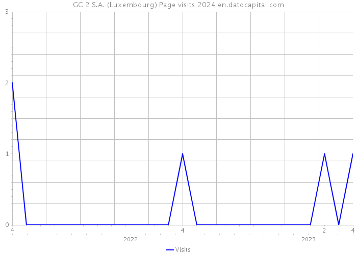 GC 2 S.A. (Luxembourg) Page visits 2024 