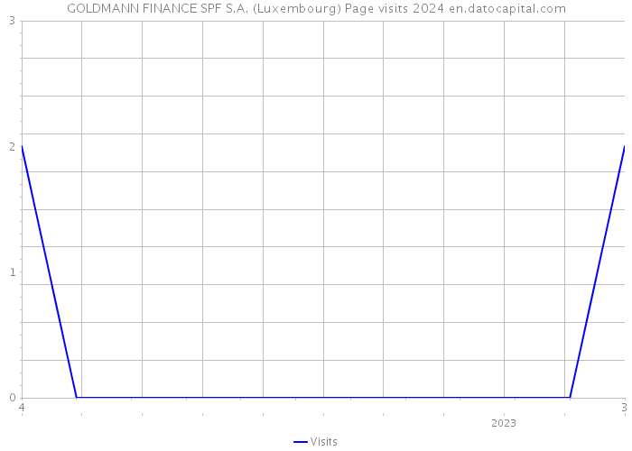GOLDMANN FINANCE SPF S.A. (Luxembourg) Page visits 2024 