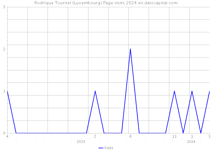 Rodrique Tournel (Luxembourg) Page visits 2024 