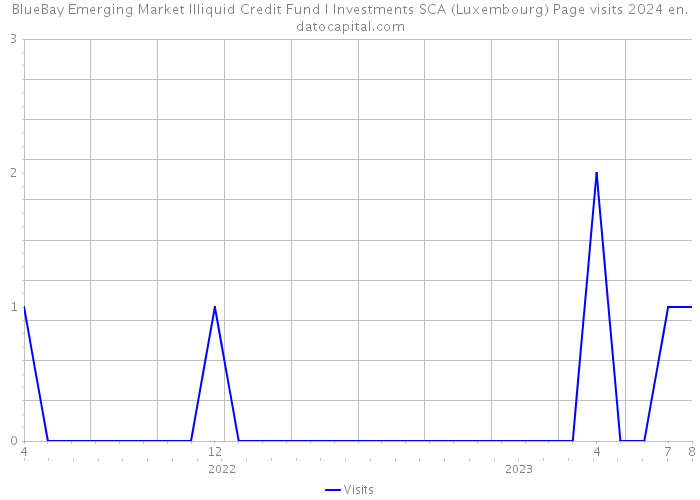 BlueBay Emerging Market Illiquid Credit Fund I Investments SCA (Luxembourg) Page visits 2024 