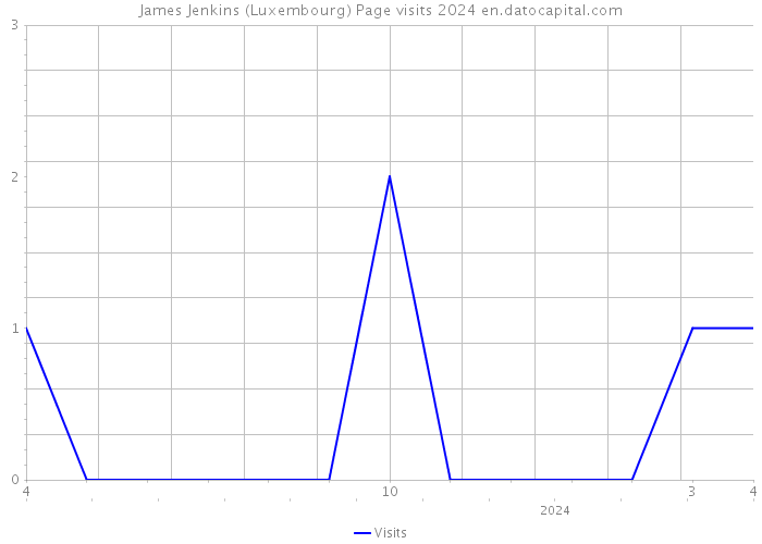 James Jenkins (Luxembourg) Page visits 2024 