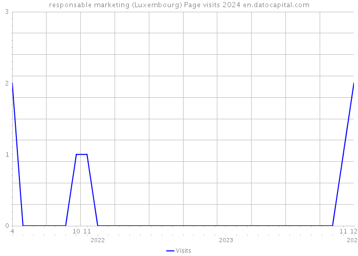 responsable marketing (Luxembourg) Page visits 2024 