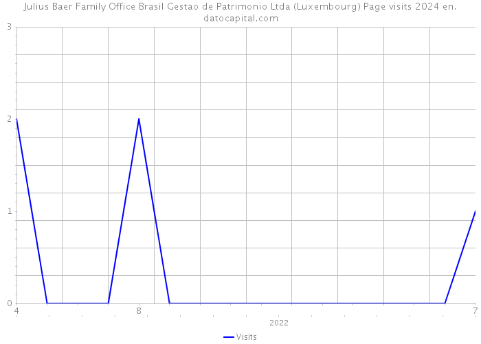 Julius Baer Family Office Brasil Gestao de Patrimonio Ltda (Luxembourg) Page visits 2024 