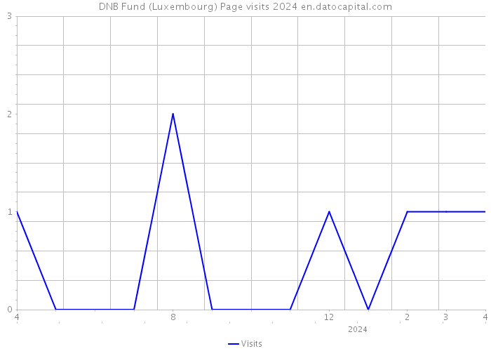 DNB Fund (Luxembourg) Page visits 2024 