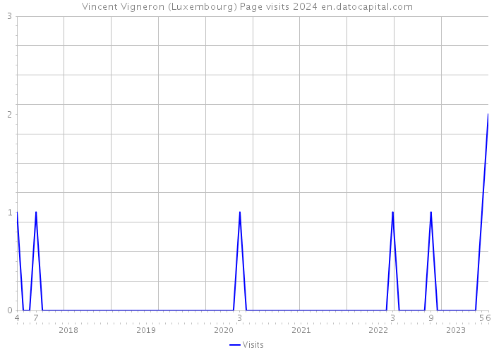 Vincent Vigneron (Luxembourg) Page visits 2024 