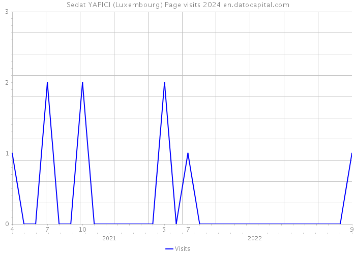 Sedat YAPICI (Luxembourg) Page visits 2024 