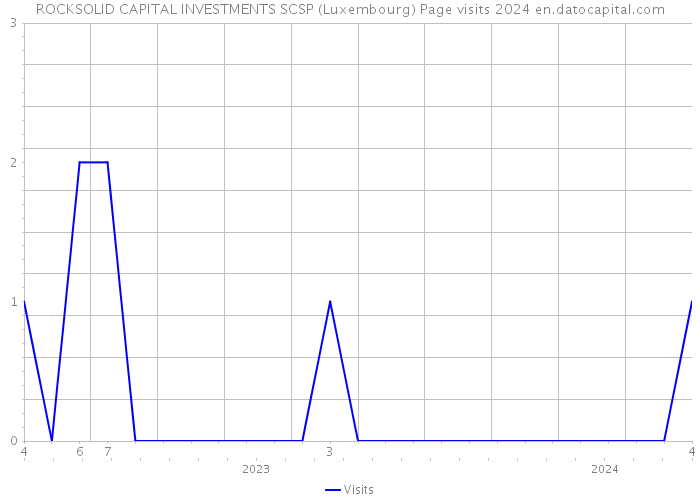 ROCKSOLID CAPITAL INVESTMENTS SCSP (Luxembourg) Page visits 2024 