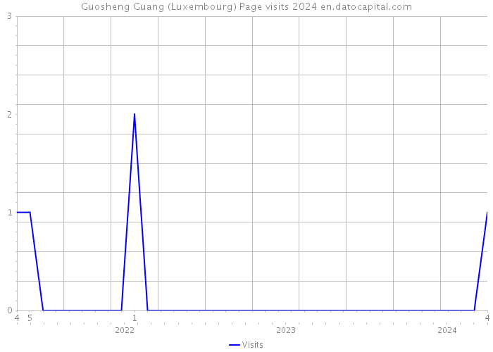 Guosheng Guang (Luxembourg) Page visits 2024 