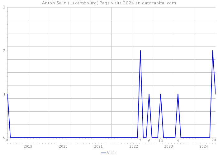 Anton Selin (Luxembourg) Page visits 2024 