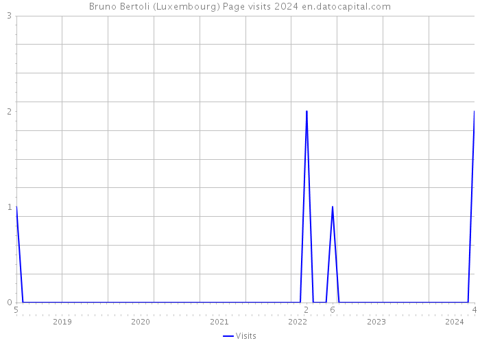 Bruno Bertoli (Luxembourg) Page visits 2024 