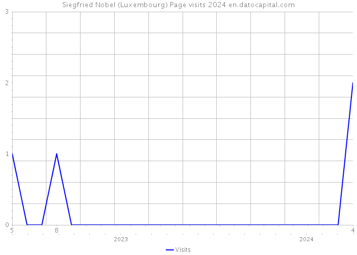 Siegfried Nobel (Luxembourg) Page visits 2024 