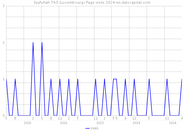 Seyfullah TAS (Luxembourg) Page visits 2024 