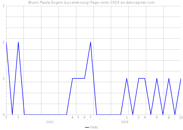 Bruno Paula Dogne (Luxembourg) Page visits 2024 