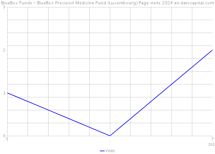 BlueBox Funds - BlueBox Precision Medicine Fund (Luxembourg) Page visits 2024 