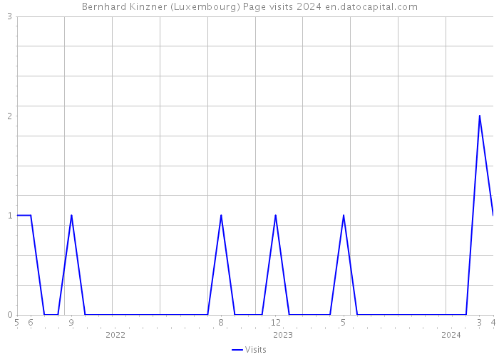 Bernhard Kinzner (Luxembourg) Page visits 2024 