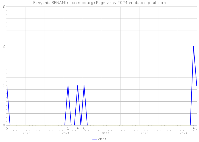 Benyahia BENANI (Luxembourg) Page visits 2024 