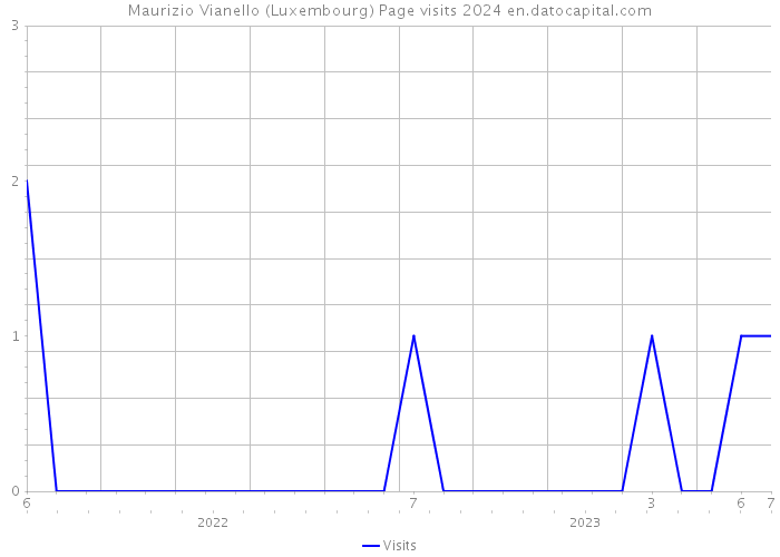 Maurizio Vianello (Luxembourg) Page visits 2024 
