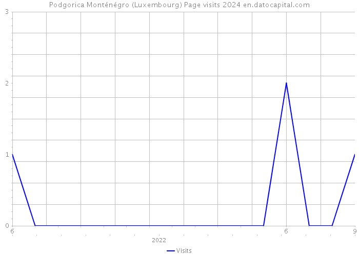 Podgorica Monténégro (Luxembourg) Page visits 2024 