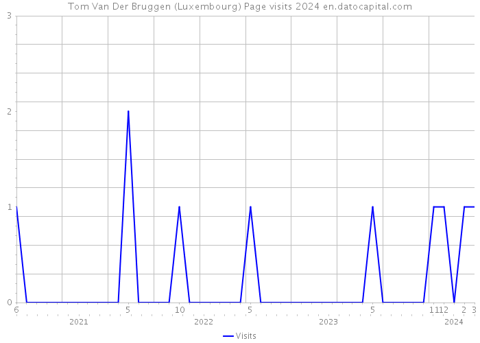 Tom Van Der Bruggen (Luxembourg) Page visits 2024 