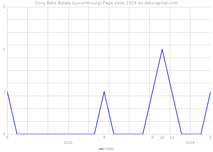 Doru Bebe Bulata (Luxembourg) Page visits 2024 