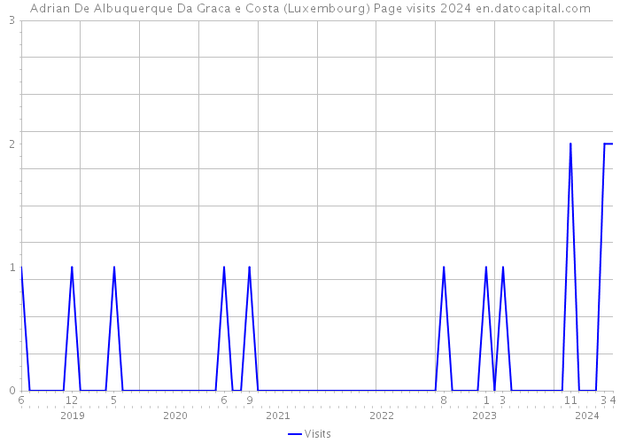 Adrian De Albuquerque Da Graca e Costa (Luxembourg) Page visits 2024 