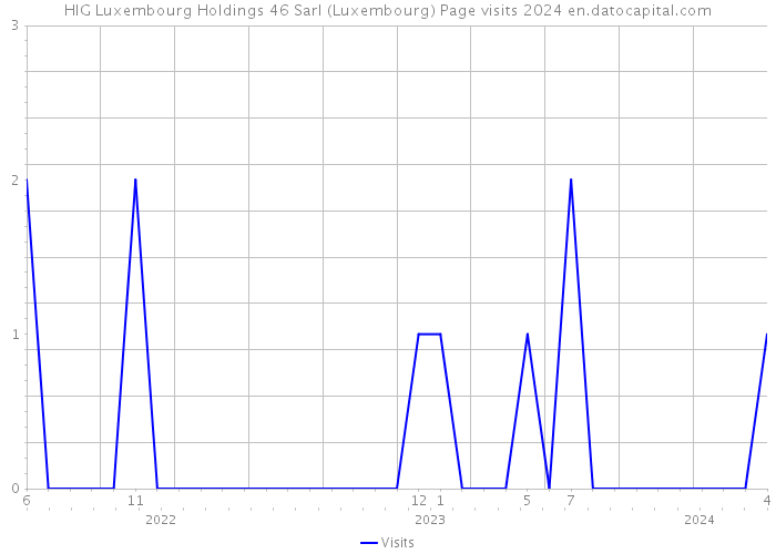 HIG Luxembourg Holdings 46 Sarl (Luxembourg) Page visits 2024 