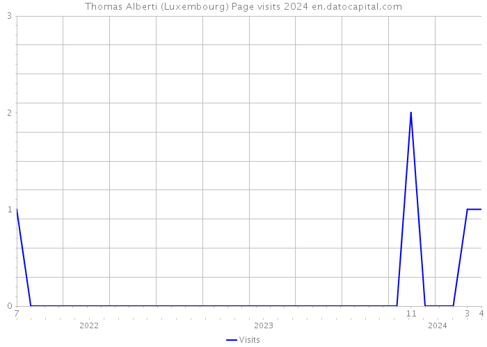 Thomas Alberti (Luxembourg) Page visits 2024 