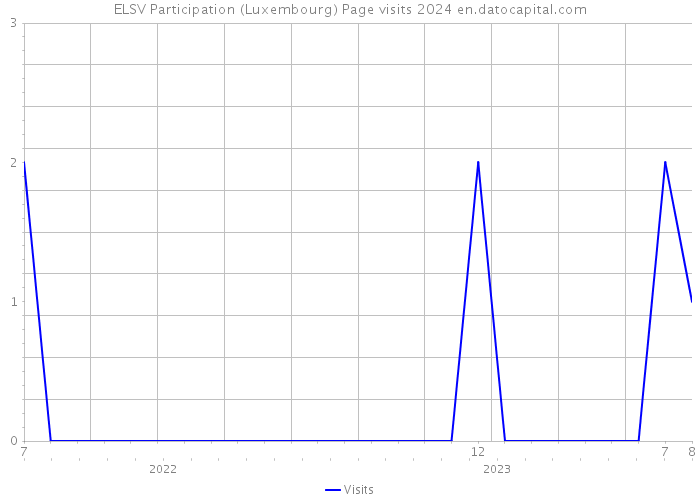 ELSV Participation (Luxembourg) Page visits 2024 