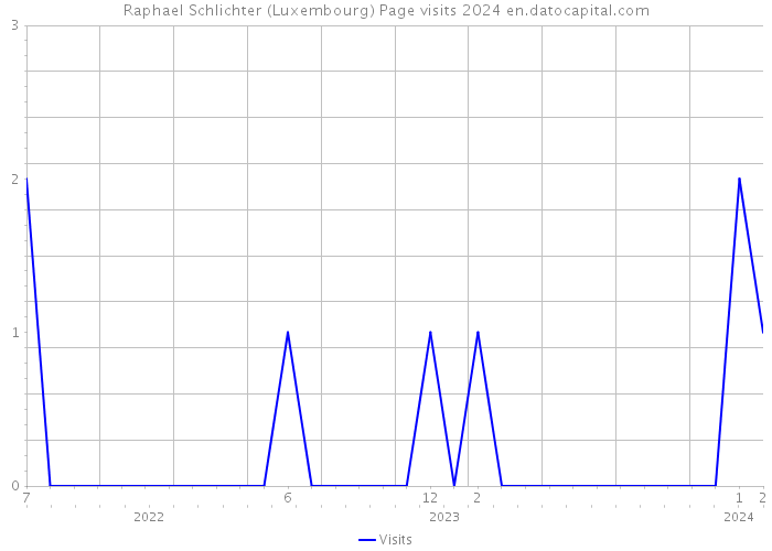 Raphael Schlichter (Luxembourg) Page visits 2024 