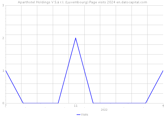 Aparthotel Holdings V S.à r.l. (Luxembourg) Page visits 2024 