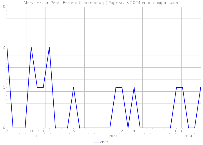 Merve Arslan Perez Ferrero (Luxembourg) Page visits 2024 