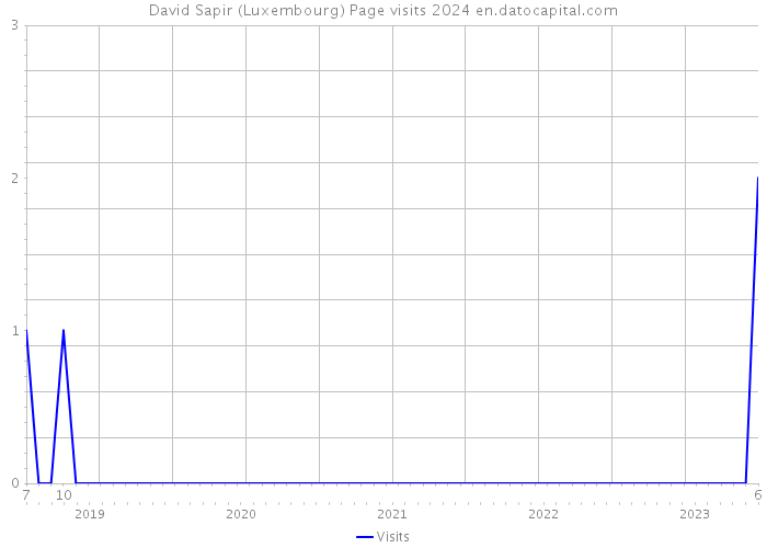 David Sapir (Luxembourg) Page visits 2024 